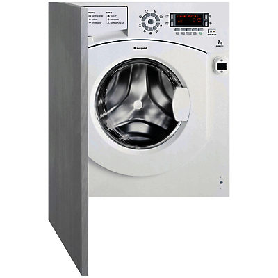 Hotpoint BHWMD742 Integrated Washing Machine, 7kg Load, A++ Energy Rating, 1400rpm Spin, White